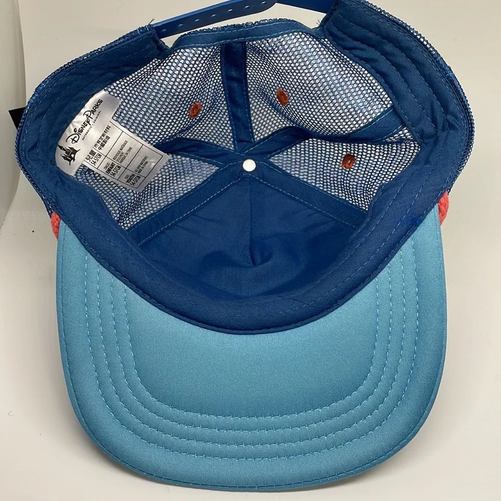 Disney Parks Blue Surfing Mickey Mouse Youth Size Hat Cap Rope Brim Snapback